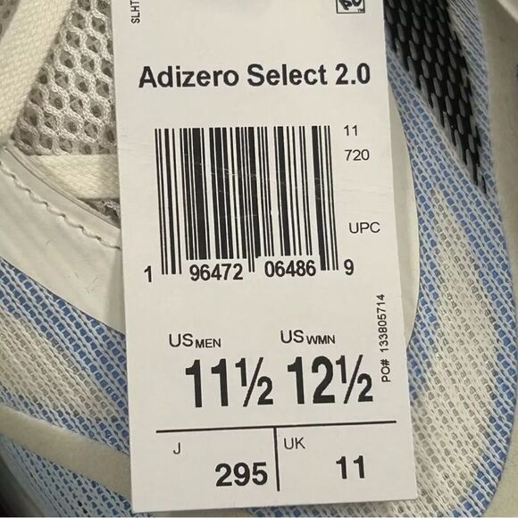 Adidas Adizero Select 2.0 Mens Basketball Shoes Cobalt Blue Size 11.5 IE7869 - Picture 8 of 9